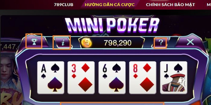 Các ưu đãi của mini Poker  789Club